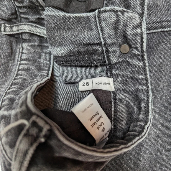 PacSun Jeans Black Denim Mom Jeans size 26 - Picture 6 of 10